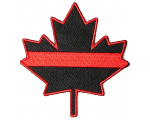 Thin Red Line Canadian Maple Leaf Patch