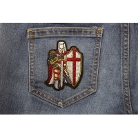 Red Knight Crusader Patch Mini Size Red Knight Crusader Patch Mini Size