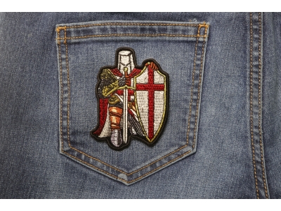 Red Knight Crusader Patch Mini Size