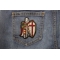 Red Knight Crusader Patch Mini Size Red Knight Crusader Patch Mini Size shown on jeans