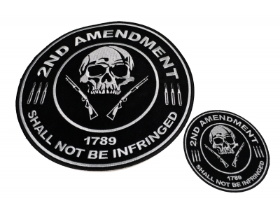 Tactical 2ND Amendment Shall Not Be Infringed 1789 Patch Decal and pin