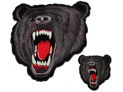 Black Bear Small and Large Patch Set