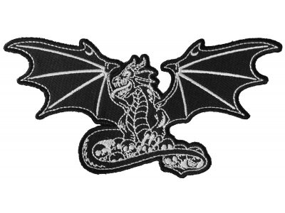 Dragon with Skulls Patch