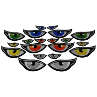 Eye Patches Mega Pack set of 5 colors in 2 sizes each 20 Patches