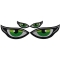 Green Eyes Patches Small and Medium Set
