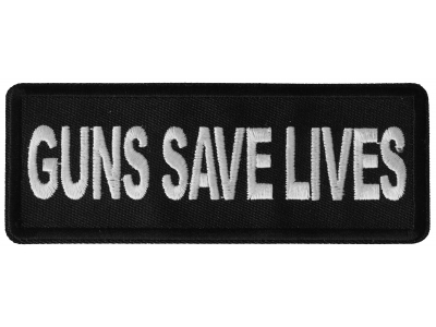 Guns Save Lives Patch