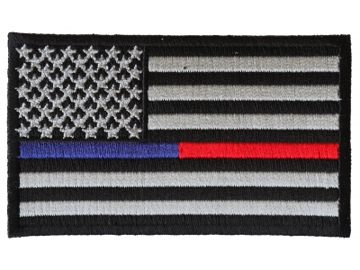 Law Enforcement And Firefighter Support American Flag Patch