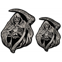 Reaper Skull Small and Medium set of 2 Patches