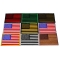 Set of 9 American Flag Patches in Different Color Combinations
