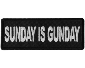 Sunday is Gunday Patch