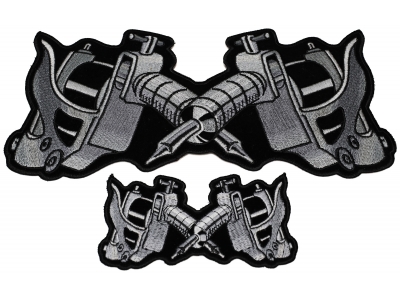 Tattoo Guns Patches Small And Large Patch Set