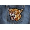 Cougar Patch Cougar Iron on Patch shown on jeans