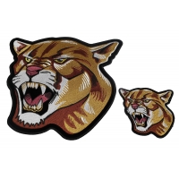 Cougar Patches - 2 Pack of Small and Large