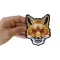 Fox Patch, Cute Animal Patches shown on hand for size comparison