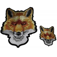 Cute Fox Patches - 2 pack Small and Large