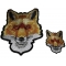 Cute Fox Patches - 2 pack Small and Large