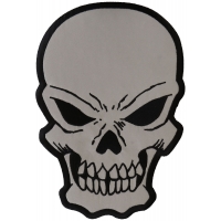 Large Reflective Skull Patch