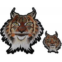 Lynx Cat Patches 2 Pack Small and Large