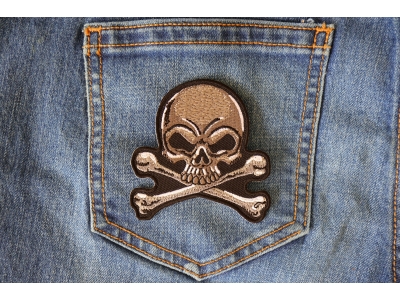 Gray Skull Patch
