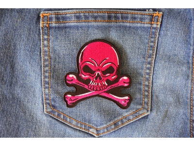 Pink Skull Patch