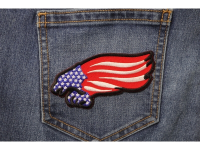 Eagle with American Flag Patch