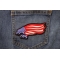Eagle with American Flag Patch American Flag Eagle Patch shown on jeans