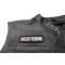 Patent Pending Patch, Funny Saying Patches shown on leather vest