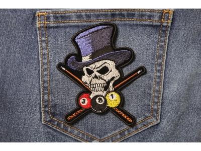Pool Shark Skull Small Patch