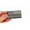 Subdued Green Stripe American Flag Patch | US Army Military Veteran Patches Subdued Green Stripe American Flag Patch shown on hand for size comparison