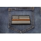 Thin Orange Line American Flag For Search & Rescue | Embroidered Patches Thin Orange Line American Flag For Search & Rescue shown on jeans
