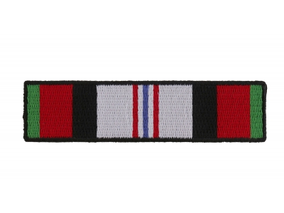 Afghan War Service Ribbon Patch | US Afghan War Military Veteran Patches