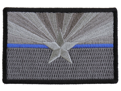 Arizona State Flag Blue Line Police Patch
