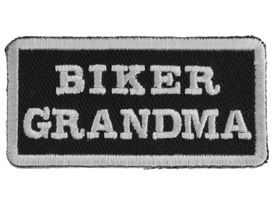 Biker Grandma Patch | Embroidered Patches
