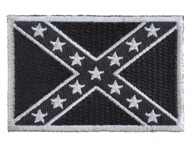 Black Rebel Flag Patch