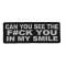 Can You See The F#ck You In My Smile Patch