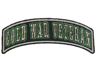Cold War Veteran Small Rocker Patch | US Military Veteran Patches