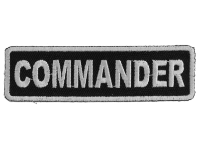 Commander Patch | Embroidered Patches