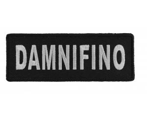 Damnifino Patch - Damn If I Know | Embroidered Patches