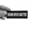 Drunk Wives Matter Patch Drunk Wives Matter Patch, Funny Saying Patches shown on hand for size comparison