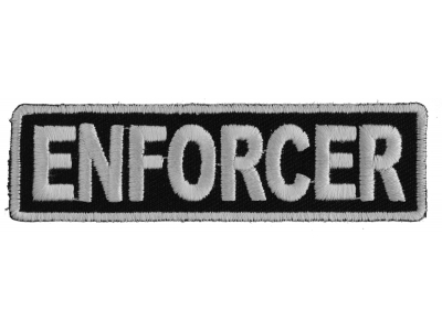 Enforcer Patch 3.5 Inch White