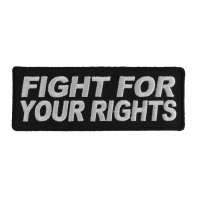 Fight For Your Rights Patch | Embroidered Patches Fight For Your Rights Patch | Embroidered Patches