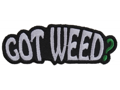 Got Weed Patch | Embroidered Pot Patches
