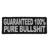 Guaranteed 100 Percent Bullshit Patch Guaranteed 100 Percent Bullshit Patch