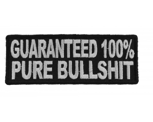Guaranteed 100 Percent Bullshit Patch