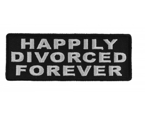 Happily Divorced Forever Patch | Embroidered Patches