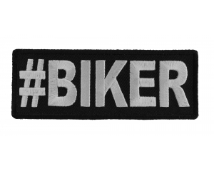 Hashtag Biker Patch