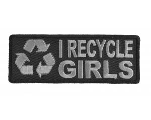 I Recycle Girls Patch