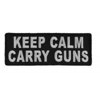 Keep Calm Carry Guns Patch | Embroidered Patches Keep Calm Carry Guns Patch | Embroidered Patches