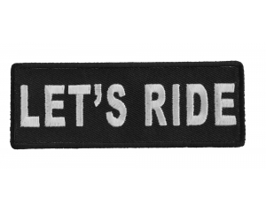 Let's Ride Patch | Embroidered Patches