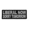 Liberal Now Sorry Tomorrow Patch